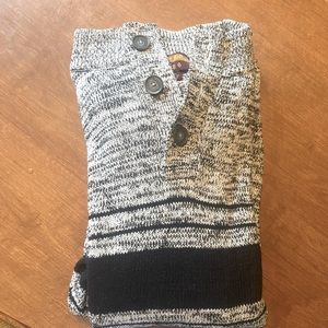 Ministry of Fashion, Black and Grey striped sweater, XL